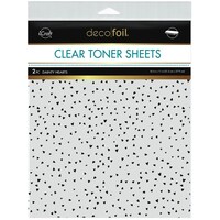 Picture of Therm O Web Deco Foil Clear Toner Sheets, 8.5X11in, Pack Of 2, Dainty Hearts