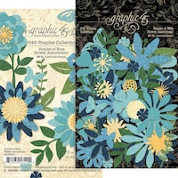 Picture of Graphic 45 Staples Flower Assortment, Shades Of Blue