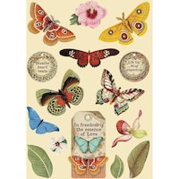 Picture of Stamperia Wooden Shapes A5 Butterfly, Amazonia