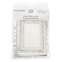 Picture of Vintage Artistry Essentials File Frame, Rectangle Stitched