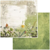 Picture of 49 And Market Vintage Artistry In The Leaves Cardstock, 12X12in, Meadow