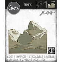 Picture of Sizzix Thinlits Dies By Tim Holtz, Pack Of 6, Mountain Top