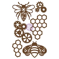 Picture of Prima Marketing Laser Cut Chipboard, Powerful Bees, 6 Pcs