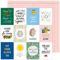 Picture of Pebbles Kid At Heart Double Sided Cardstock, 12X12in, You Got This