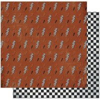 Picture of Photo Play Paper Grease Monkey Double Sided Lightning Cardstock, 12X12in