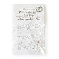 Picture of 49 And Market Vintage Artistry Word Clips, Perfect, Pack Of 3