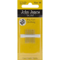 Picture of John James Big Eye Quilting Hand Needles, Size 10, Pack Of 12