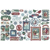 Picture of Graphic 45 Let It Snow Cardstock Die Cut Assortment