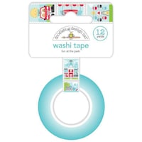 Doodlebug Washi Tape, 25Mmx12Yd, Fun At The Park