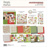 Picture of Simple Stories Collector'S Essential Kit, 12X12in Make It Merry
