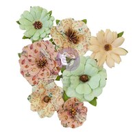 Picture of Prima Marketing Paper Flowers, Warm Pink Autumn