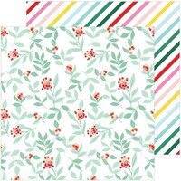Picture of Pinkfresh Studio Holiday Magic Cardstock, 12X12in, Feeling Festive