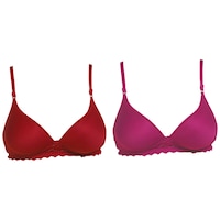 Picture of FIMS Women's Cotton Padded Bra & Panty Set, NKR89962, Pack of 2