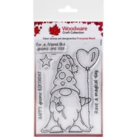 Picture of Woodware Clear Stamps, 4x6 Inch, Wizard Gnome