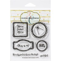 Picture of Colorado Craft Company Clear Stamps, 4x4 Inch, This Is us