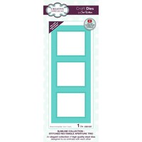 Picture of Creative Expressions Craft Dies, Slimline Stitched Rectangle Aperture