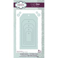 Picture of Creative Expressions Craft Dies By Sam Poole Shabby Basics Tattered Tags