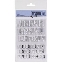 Picture of Elizabeth Craft Clear Stamps, Boxy Numbers