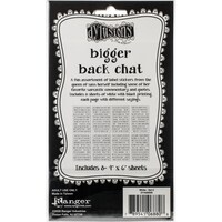 Picture of Dyan Reaveley'S Dylusions Bigger Back Chat Stickers, White, Set No.2