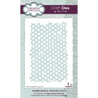 Picture of Creative Expressions Craft Dies By Sam Poole Shabby Basics Dappled Ovals