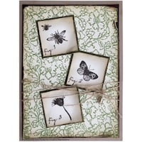 Picture of Creative Expressions A5 Clear Stamp Set By Sam Poole, Butterfly Walk