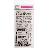 Picture of My Favorite Things Vault Clear Stamps, 4x8 Inch, Big Birthday Wishes