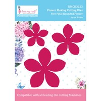 Picture of Dress My Craft Dies, Flower Making, 5 Petal Rounded Flower