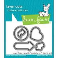 Lawn Cuts Custom Craft Die, Push Here