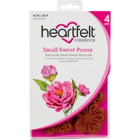 Picture of Heartfelt Creations Cling Rubber Stamp Set, Small Sweet Peony