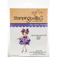 Picture of Stamping Bella Cling Stamps, Tiny Townie Garden Girl Violet
