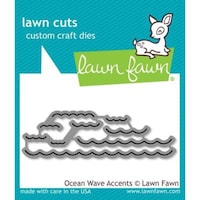 Lawn Cuts Custom Craft Die, Ocean Wave Accents