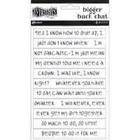 Picture of Dyan Reaveley'S Dylusions Bigger Back Chat Stickers White