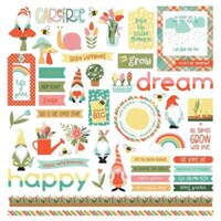 Picture of Photo Play Paper Tulla & Norbert Stickers 12x12 Inch, Elements