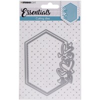 Picture of Studio Light Small Shape Cutting Die Nr.389, Hexagon Hearts