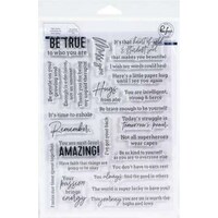 Picture of Pinkfresh Studio Clear Stamp Set, 6x8 Inch, My Favorite Things To Say 2