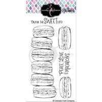 Picture of Colorado Craft Company Clear Stamps, Slimline Macarons