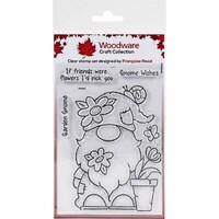 Picture of Woodware Clear Stamps, 4x6 Inch, Garden Gnome