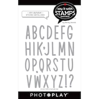 Picture of Photoplay Say it with Stamps, Slim Alphabet Dies