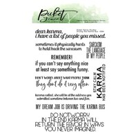 Picket Fence Studios 4x6 Inch, Stamp Set, Driving The Karma