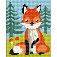 Picture of Collection D'Art Stamped Needlepoint Kit, Fox-Cub, 20x25cm