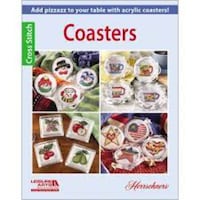 Picture of Leisure Arts Cross Stitch Coasters Book