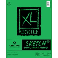 Canson Xl Recycled Sketch Paper Pad, 11X14inch -100 Sheets
