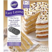 Picture of Wilton Easy Layers Round Cake Pan, 8inch -Set of 4