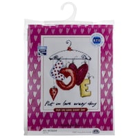 Picture of RTO Stamped Cross Stitch Kit, 8.75x10.75in, Put On Love Everyday