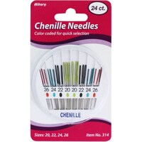 Picture of Allary Chenille Needles, Assorted Sizes, Pack of 24