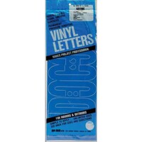 Picture of Duro Permanent Adhesive Vinyl Letters, 6inch, Pack of 94, Blue