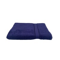 Picture of BYFT Daffodil 100% Cotton Bath Towel, 70x140 cm - Navy Blue