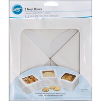 Picture of Wilton Treat Boxes, White -Pack of 3
