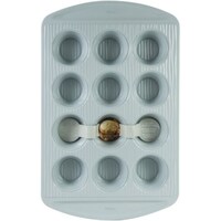 Picture of Wilton Texturra Performance Non -Stick Muffin Pan, Blue -12 Cavity