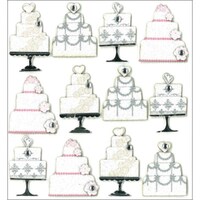 Picture of Jolees Mini Repeats Stickers, Wedding Cake